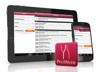 Screenshots of Prowein App