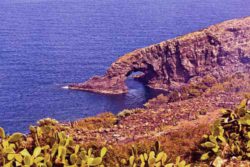 Photo: Steep coast of Pantelleria 